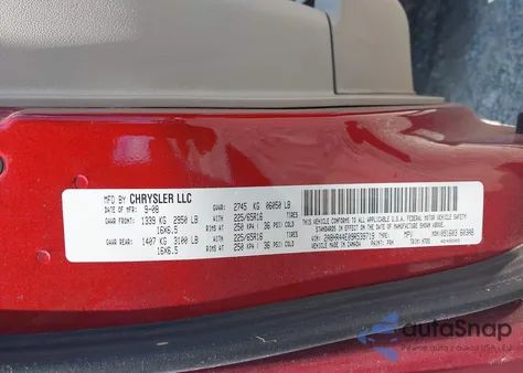 2009 Chrysler Town & Country Lx from USA, damaged, VIN 2A8HR44E09R539719